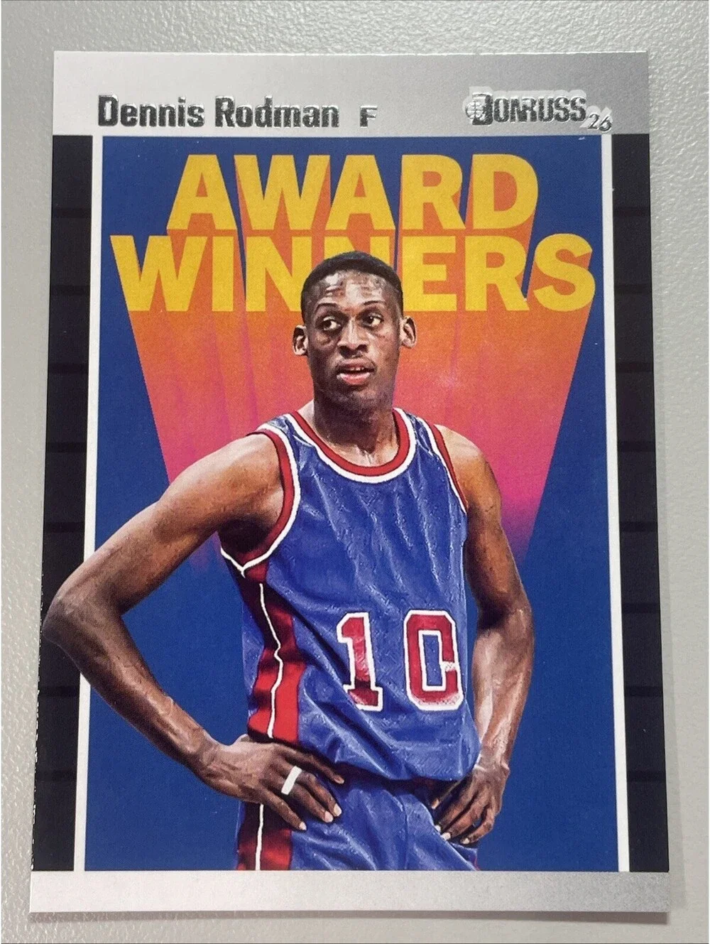 Dennis Rodman 2026 Panini Decades 90s Pop Culture Award Winners Insert #AW-DR
